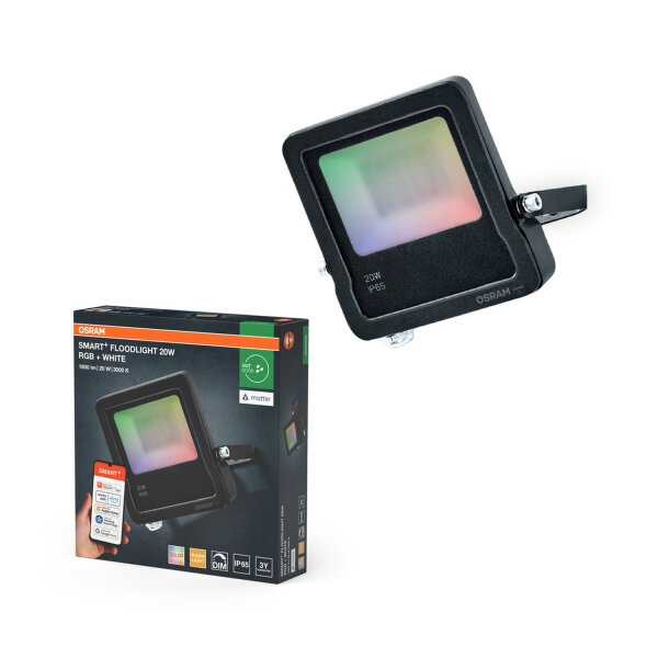 LED Außenlampe Smart RGBW Alu Dunkelgrau IP65 OSRAM