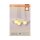 Pendelleuchte Gips Glas Weiß G9 L:50 cm blendarm OSRAM