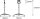 LED Lampe schwenkbar flexibel Orange Metall IP65 175 cm