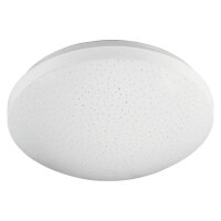 Runde LED Deckenlampe Weiß Metall 3000K B:39cm OSRAM