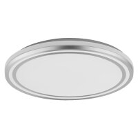 LED Deckenleuchte Silber Metall 3000 K Ø29,5cm OSRAM