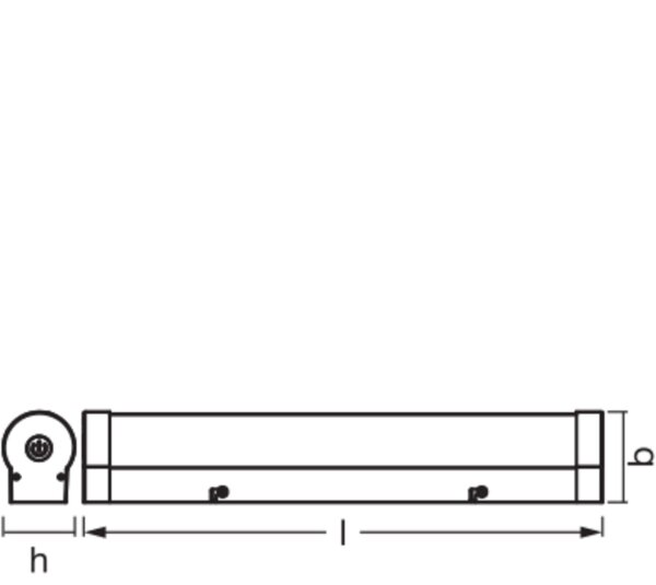 LED Wandleuchte dimmbar CCT 3000-4000K Alu IP44 OSRAM