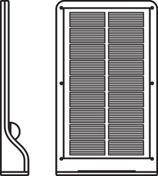 LED Solar Wandleuchte Sensor Silber 4000 K IP44 OSRAM