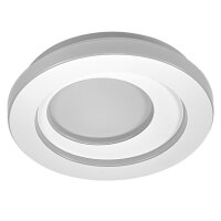 LED Deckenleuchte Weiß Metall 3000K Ø39cm...