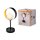 Tischleuchte Schwarz Metall Glas G9 36 cm modern OSRAM