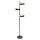 Stehleuchte Schwarz Metall Glas G9 H:148 cm OSRAM