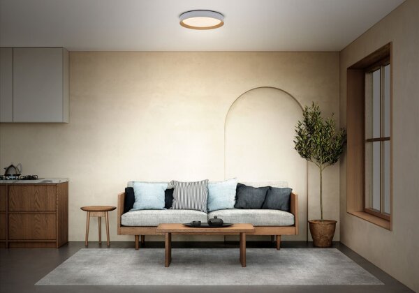 LED Deckenlampe Click-DIM Weiß 3000K rund Ø29cm OSRAM
