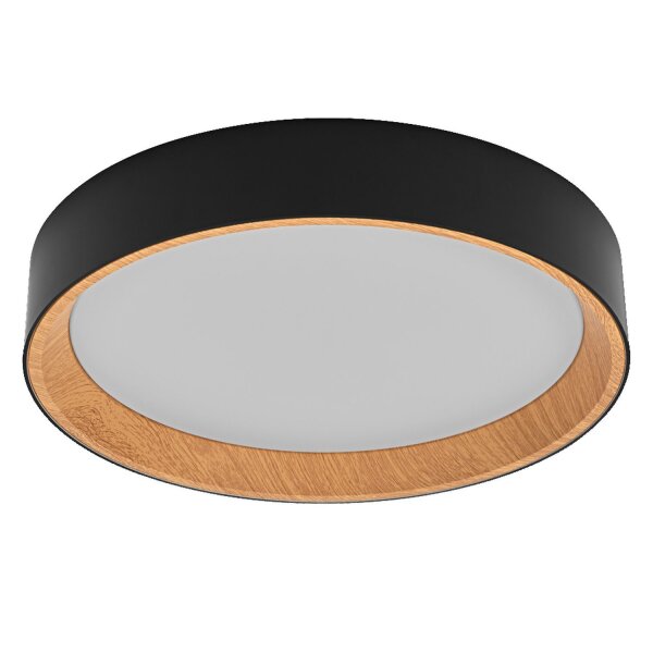LED Deckenleuchte Click-DIM Schwarz 3000 K Ø39cm OSRAM