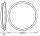 LED Deckenleuchte Sensor Weiß Metall 3000K B:29cm OSRAM