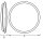 LED Deckenleuchte Sensor Metall Weiß 3000K B:29cm OSRAM