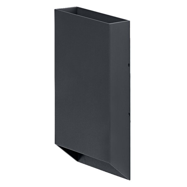 LED Wandleuchte Dunkelgrau 3000 K IP54 H:25,7 cm OSRAM