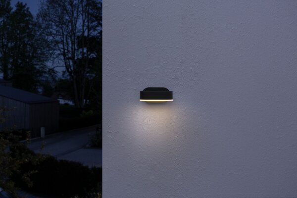 LED Wandstrahler Dunkelgrau verstellbar 3000 K OSRAM