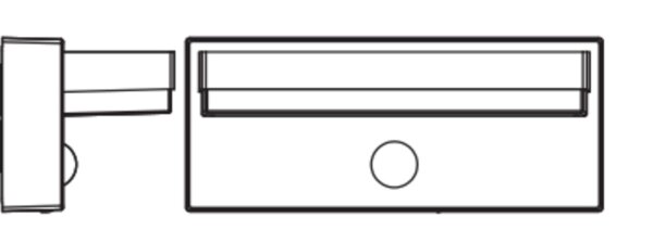 LED Akku Wandleuchte Sensor Alu 3000 K IP54 OSRAM
