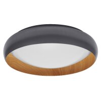 LED Deckenlampe Click-DIM Grau Metall 3000K Ø43cm...