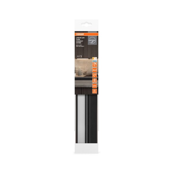 LED Wandlampe dimmbar flexibel Schwarz 3000-4000-6500 K