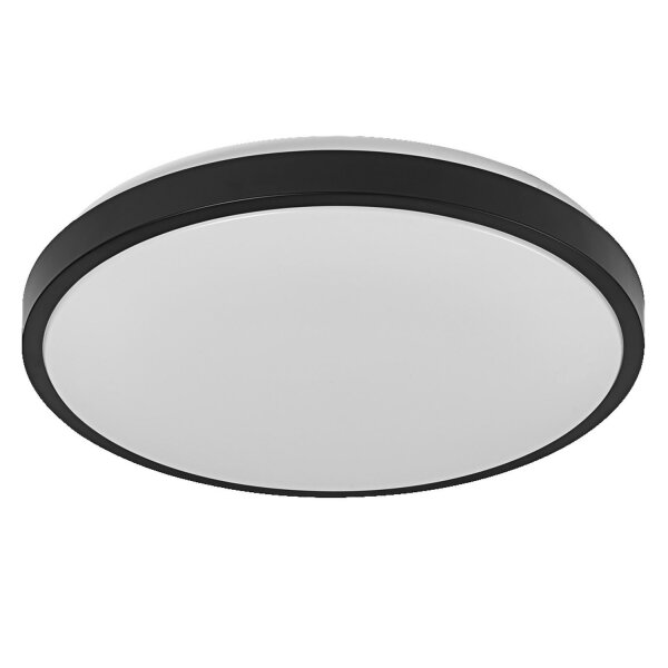 LED Deckenlampe Schwarz Metall 3000K rund Ø39,5cm OSRAM