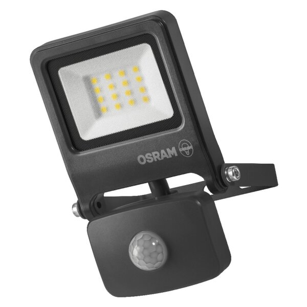 LED Außenstrahler Bewegungsmelder Alu 3000 K IP44 OSRAM