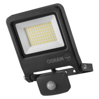 LED Außenstrahler Sensor Alu 3000K IP44 H:22,3cm OSRAM