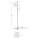 Stehleuchte Schwarz Stahl Glas E14 H:170 cm OSRAM