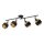Deckenstrahler flexibel Schwarz Stoff E14 L:71 cm OSRAM