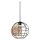 Hängelampe Rattan Metall E27 L:30 cm Esstisch OSRAM