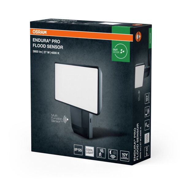 LED Wandleuchte schwenkbar Metall IP55 modern OSRAM