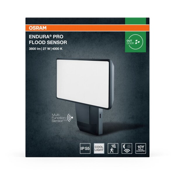 LED Wandleuchte schwenkbar Metall IP55 modern OSRAM