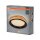 LED Deckenleuchte Click-DIM Schwarz Holz 3000K OSRAM