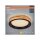LED Deckenleuchte Click-DIM Schwarz Holz 3000K OSRAM