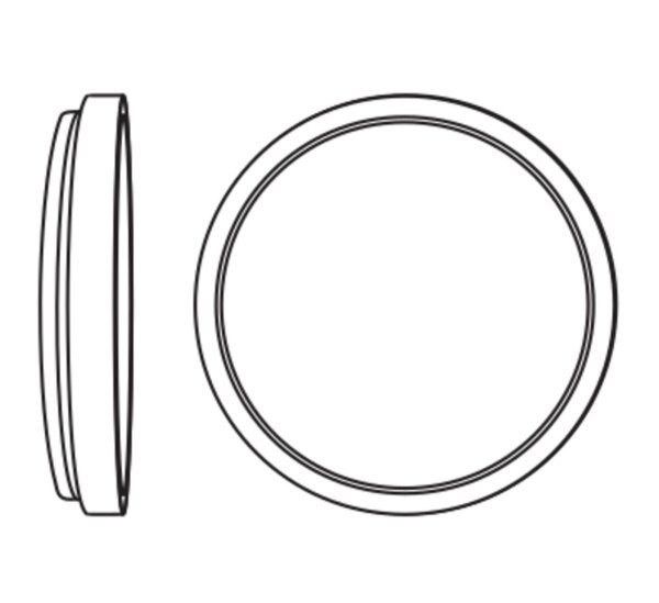 LED Deckenleuchte Click-DIM Weiß Holz 3000K Ø51cm OSRAM