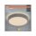 LED Deckenleuchte Click-DIM Stoff Grau rund 3000K OSRAM