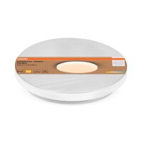 LED Deckenleuchte Weiß Metall 3000K IP44 B:28,5cm...
