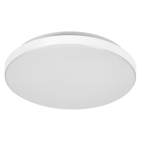 Runde LED Deckenleuchte Metall Weiß 3000 K IP44 OSRAM
