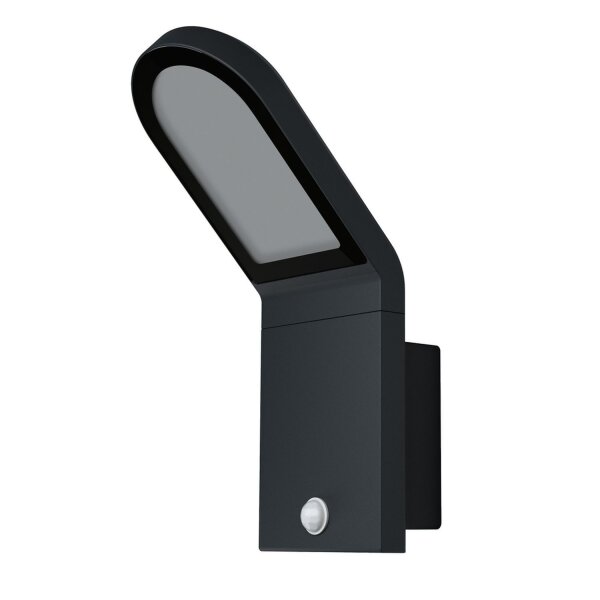 LED Wandlampe Sensor Dunkelgrau 3000 K IP44 OSRAM