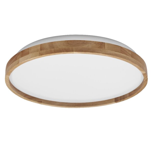 LED Deckenleuchte Click-DIM Holz 3000 K Ø29,5cm OSRAM