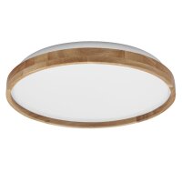 LED Deckenleuchte Click-DIM Holz 3000 K Ø29,5cm OSRAM