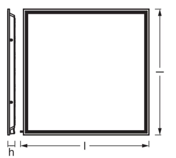 LED Wandleuchte CCT Weiß Alu B:59,5cm Design OSRAM