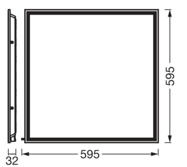 LED Wandleuchte CCT Weiß Alu B:59,5 cm modern OSRAM