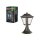 Sockelleuchte Schwarz Alu Glas IP44 E27 H:32,5 cm OSRAM