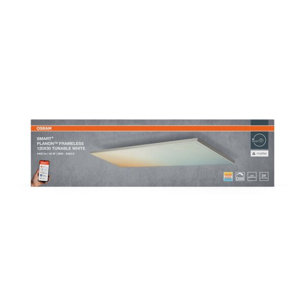 LED Deckenleuchte dimmbar Smart+ TW Weiß L:120cm OSRAM