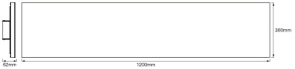 LED Deckenleuchte dimmbar Smart+ TW Weiß L:120cm OSRAM