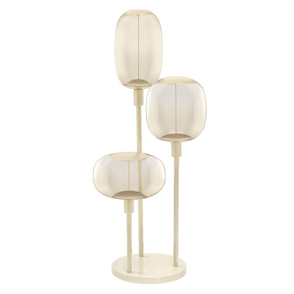 Stehleuchte Beige Stahl E27 78 cm 3-flammig OSRAM