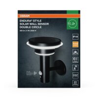 LED Solar Wegeleuchte Sensor Edelstahl 3000K IP44 OSRAM
