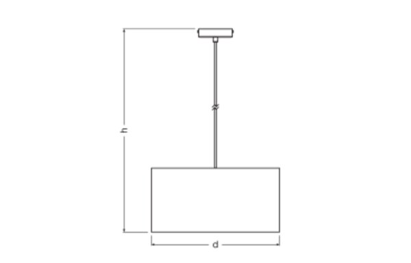 Pendelleuchte Filz E27 Metall Ø38 cm modern OSRAM