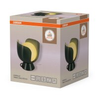 Tischleuchte Glas E14 Grün Metall H:21 cm OSRAM
