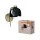 Wandlampe Glas G9 Gold Schwarz H:24,5 cm blendarm OSRAM