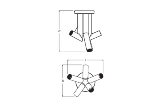 Deckenleuchte Mehrfarbig Stahl E27 B:29,4 cm OSRAM