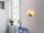Wandlampe Grau Stahl Rot E27 B:18 cm modern OSRAM
