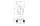 Wandlampe Grau Stahl Rot E27 B:18 cm modern OSRAM