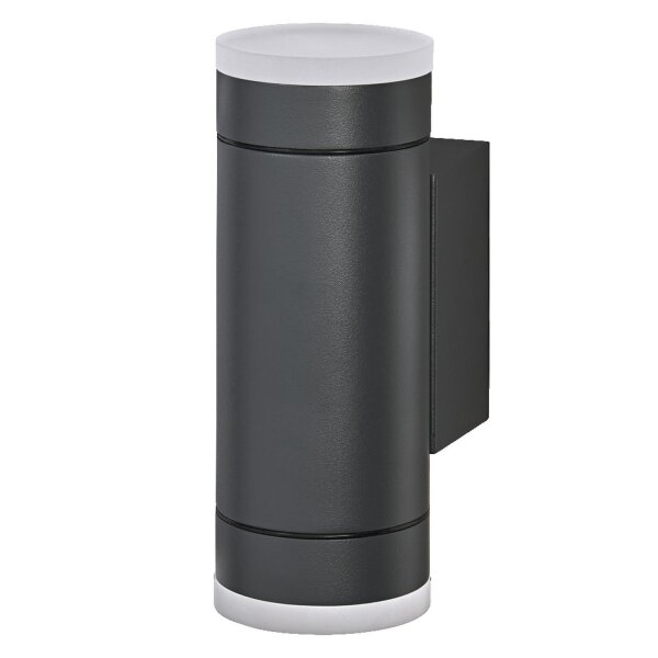 Up Down Wandlampe Alu Anthrazit IP65 GU10 OSRAM